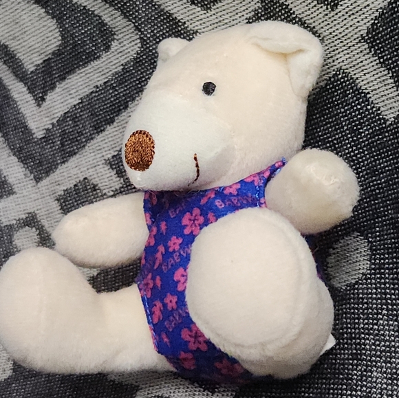 Build a Bear Velvet Teddy 3" Plush Purple Hawaiian Swimsuit Stuffed Animal Toy - Picture 2 of 9